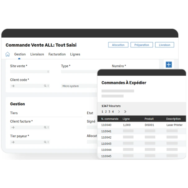 SRA Produit Sage X3 Project Management Fonctionnalites Dashboard